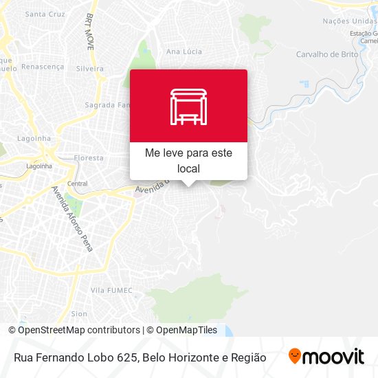 Rua Fernando Lobo 625 mapa