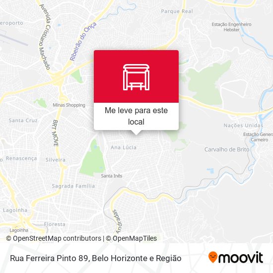 Rua Ferreira Pinto 89 mapa
