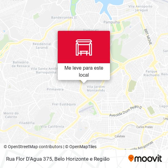 Rua Flor D'Agua 375 mapa