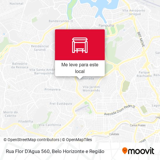 Rua Flor D'Agua 560 mapa