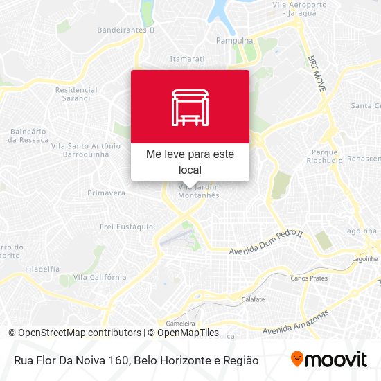 Rua Flor Da Noiva 160 mapa