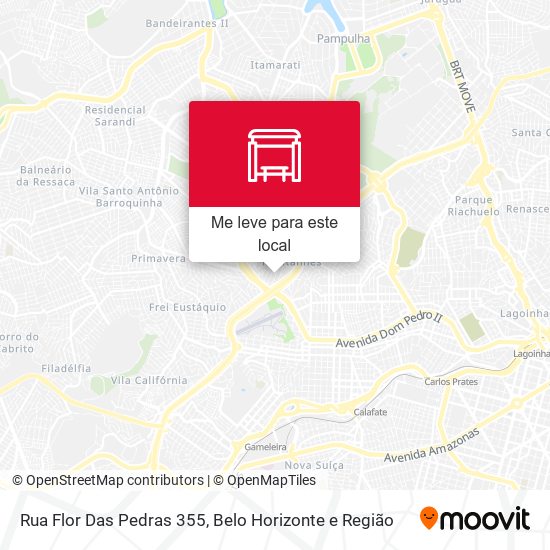 Rua Flor Das Pedras 355 mapa