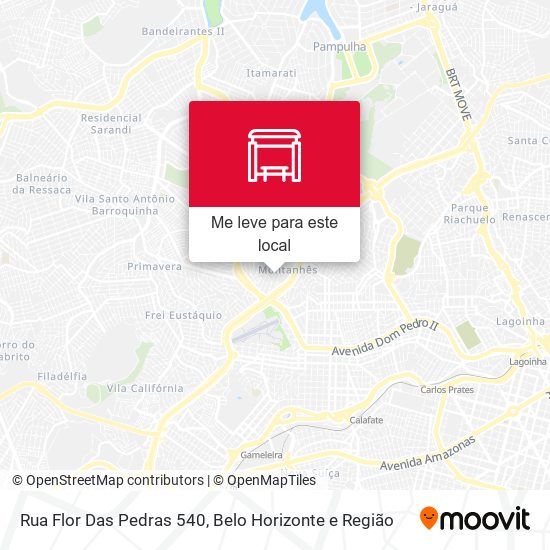 Rua Flor Das Pedras 540 mapa