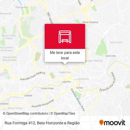 Rua Formiga 412 mapa