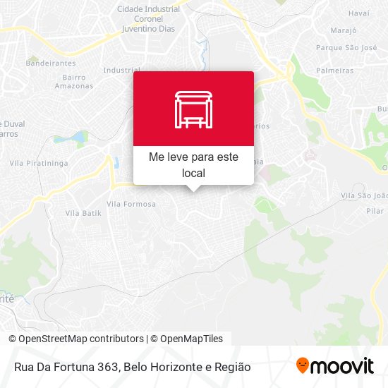 Rua Da Fortuna 363 mapa