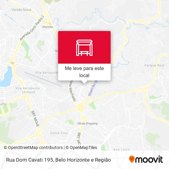 Rua Dom Cavati 195 mapa