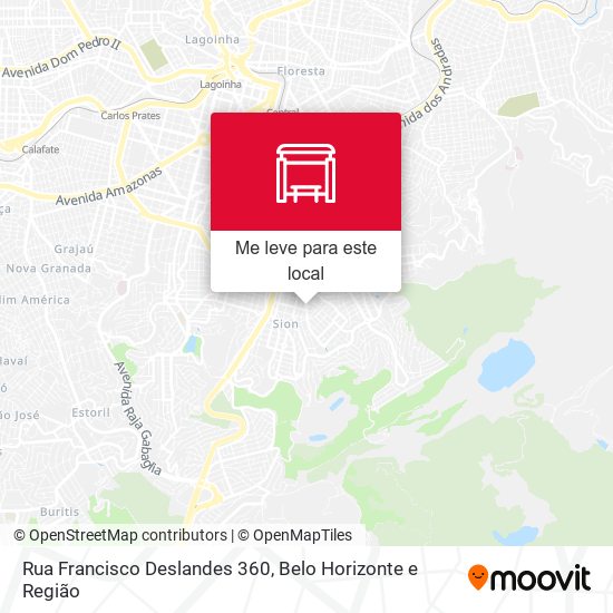 Rua Francisco Deslandes 360 mapa