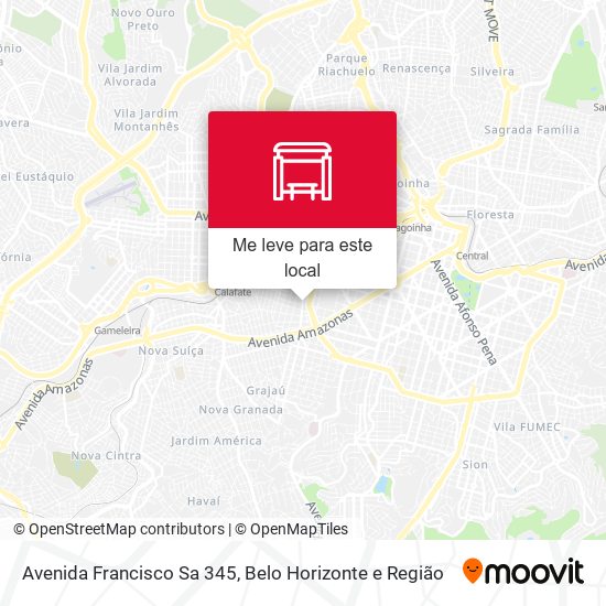 Avenida Francisco Sa 345 mapa
