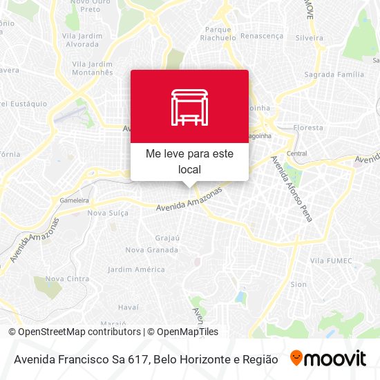 Avenida Francisco Sa 617 mapa