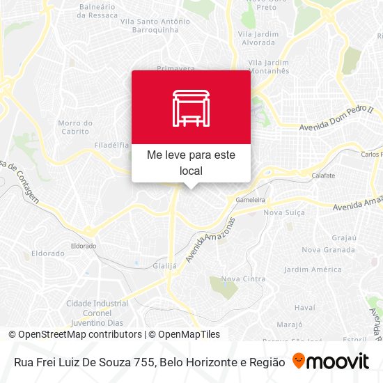 Rua Frei Luiz De Souza 755 mapa