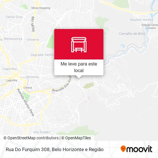 Rua Do Furquim 308 mapa