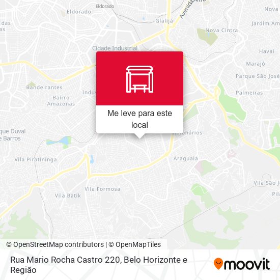 Rua Mario Rocha Castro 220 mapa