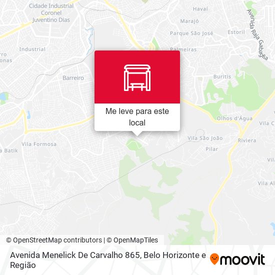 Avenida Menelick De Carvalho 865 mapa