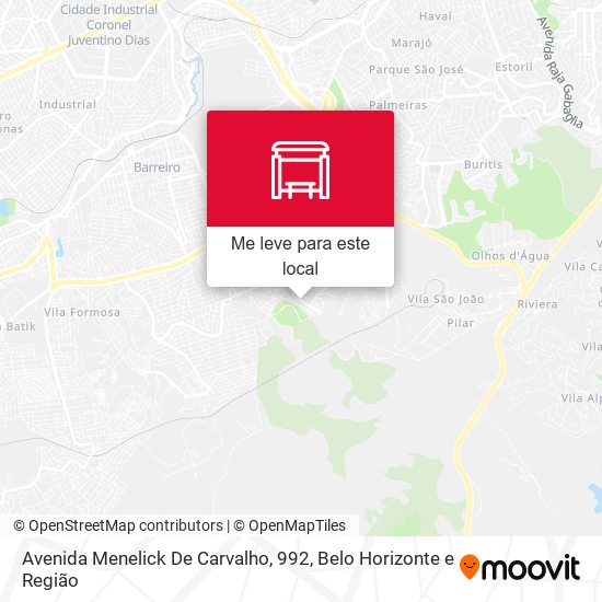 Avenida Menelick De Carvalho, 992 mapa