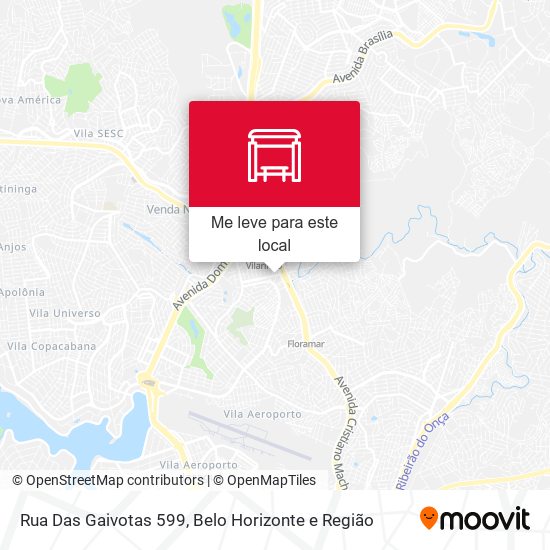 Rua Das Gaivotas 599 mapa