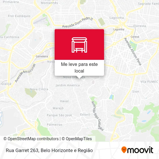 Rua Garret 263 mapa