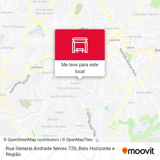 Rua General Andrade Neves 720 mapa