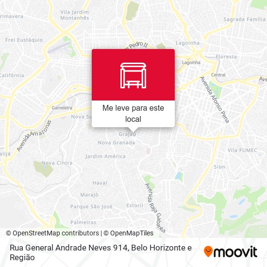 Rua General Andrade Neves 914 mapa