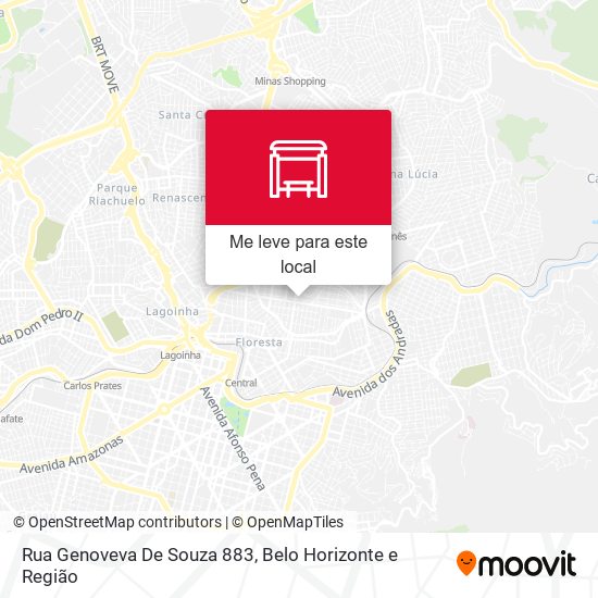 Rua Genoveva De Souza 883 mapa