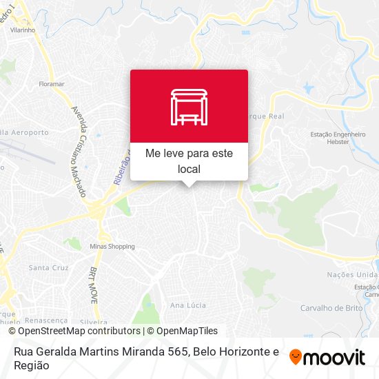 Rua Geralda Martins Miranda 565 mapa
