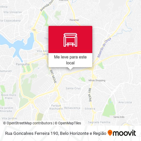 Rua Goncalves Ferreira 190 mapa