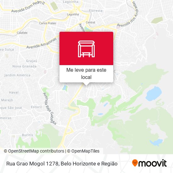 Rua Grao Mogol 1278 mapa