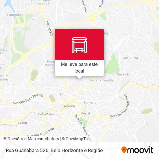 Rua Guanabara 526 mapa