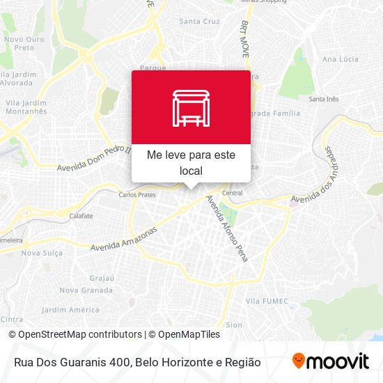 Rua Dos Guaranis 400 mapa