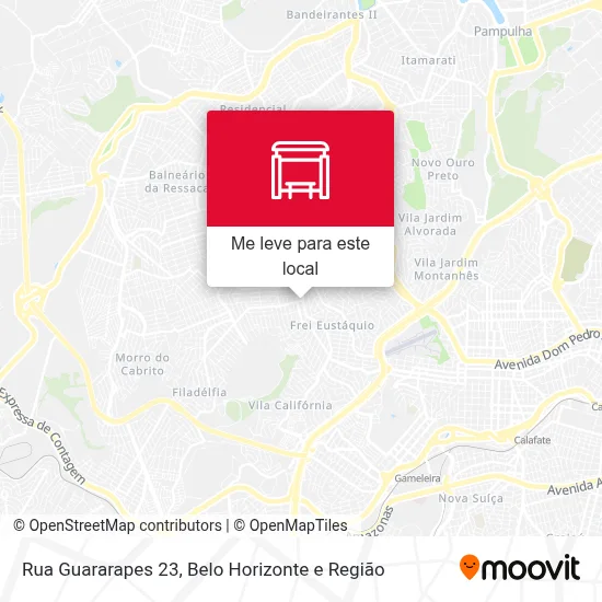 Rua Guararapes 23 mapa