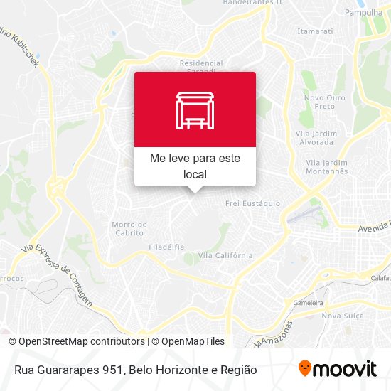 Rua Guararapes 951 mapa