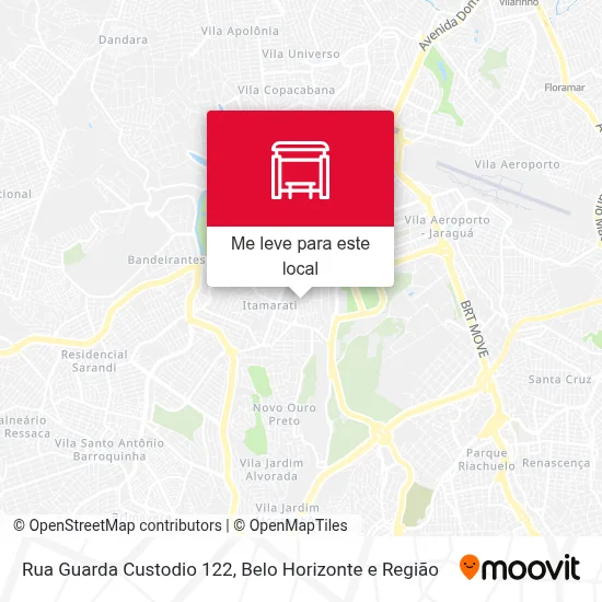 Rua Guarda Custodio 122 mapa