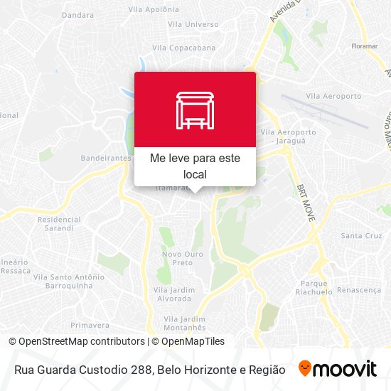 Rua Guarda Custodio 288 mapa