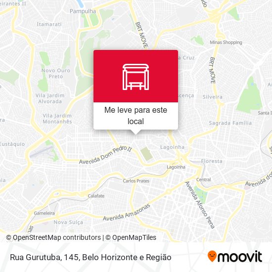Rua Gurutuba, 145 mapa