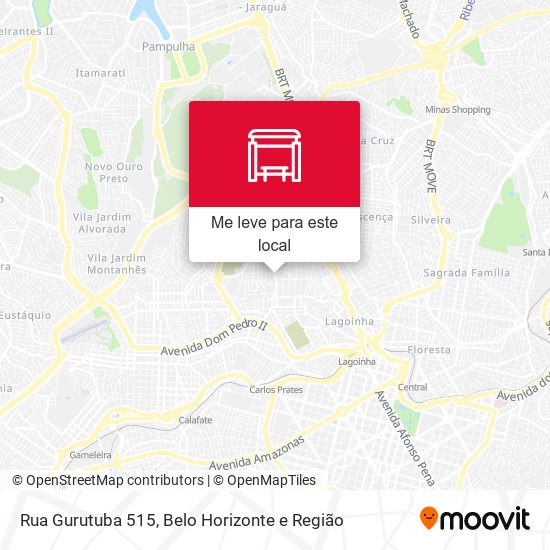 Rua Gurutuba 515 mapa