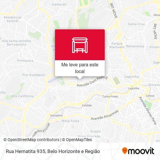 Rua Hematita 935 mapa