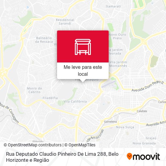 Rua Deputado Claudio Pinheiro De Lima 288 mapa