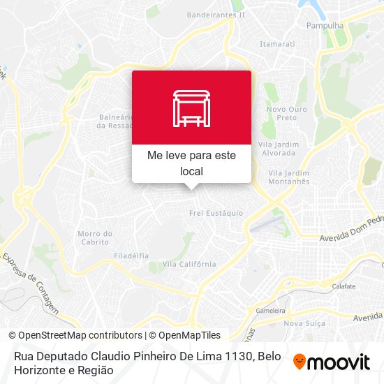 Rua Deputado Claudio Pinheiro De Lima 1130 mapa