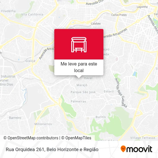 Rua Orquidea 261 mapa