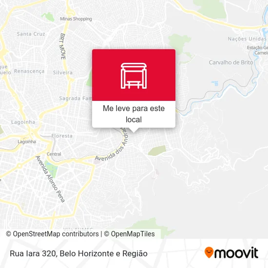 Rua Iara 320 mapa