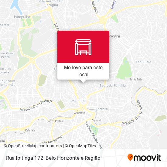 Rua Ibitinga 172 mapa