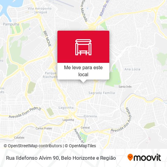 Rua Ildefonso Alvim 90 mapa