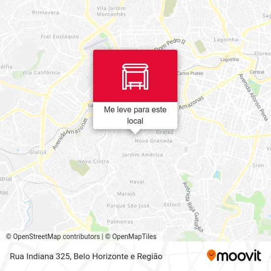 Rua Indiana 325 mapa