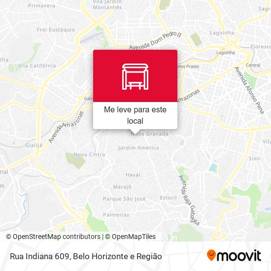 Rua Indiana 609 mapa
