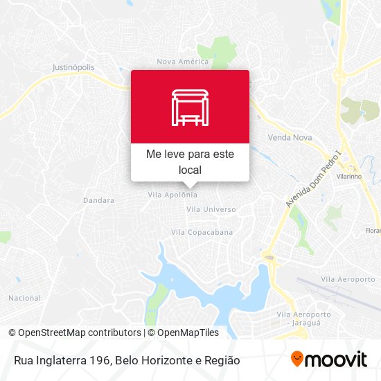 Rua Inglaterra 196 mapa