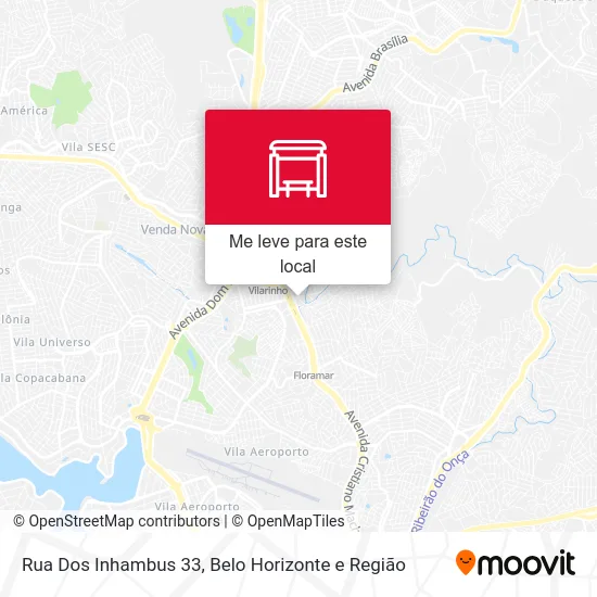 Rua Dos Inhambus 33 mapa