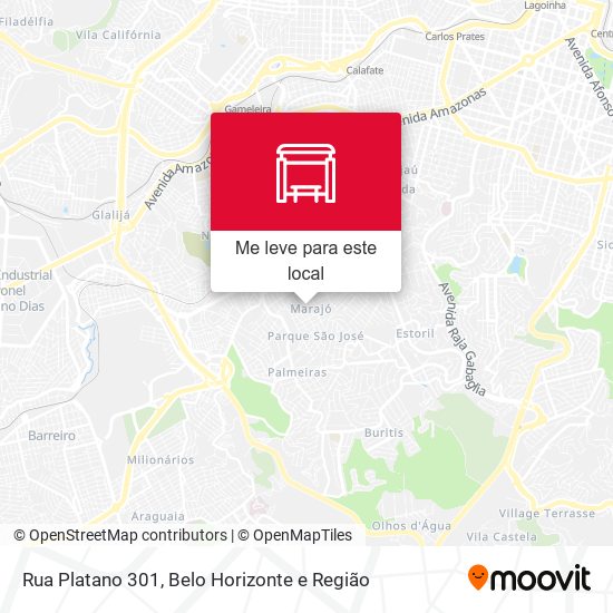 Rua Platano 301 mapa