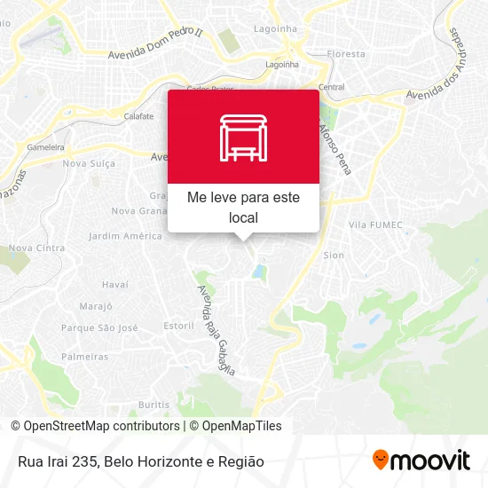 Rua Irai 235 mapa