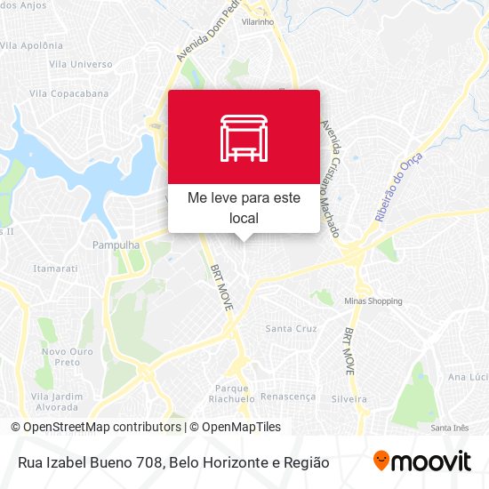 Rua Izabel Bueno 708 mapa