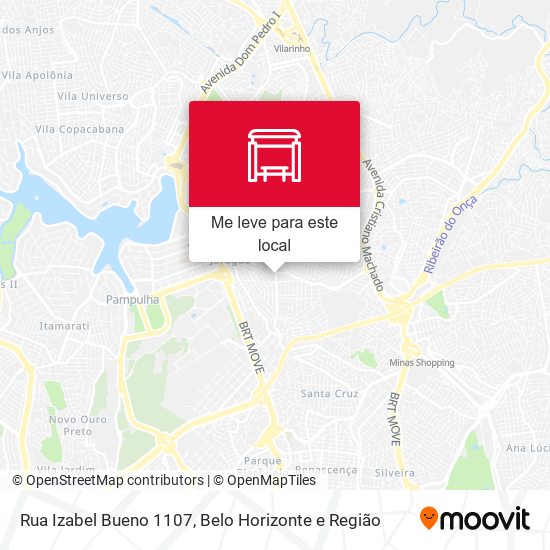 Rua Izabel Bueno 1107 mapa