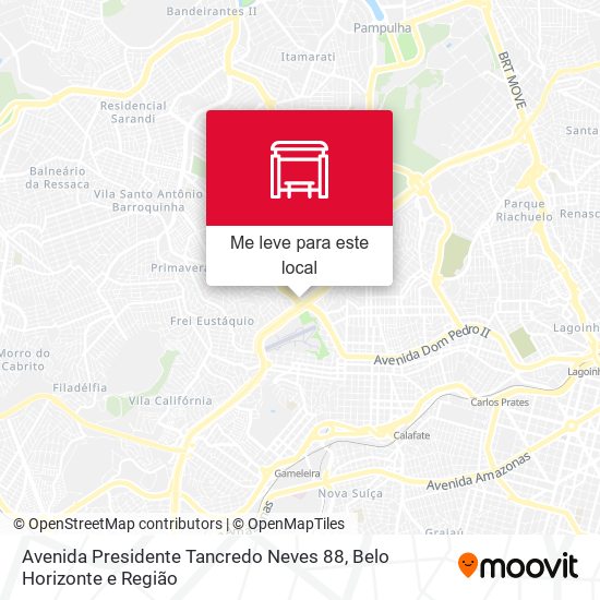 Avenida Presidente Tancredo Neves 88 mapa